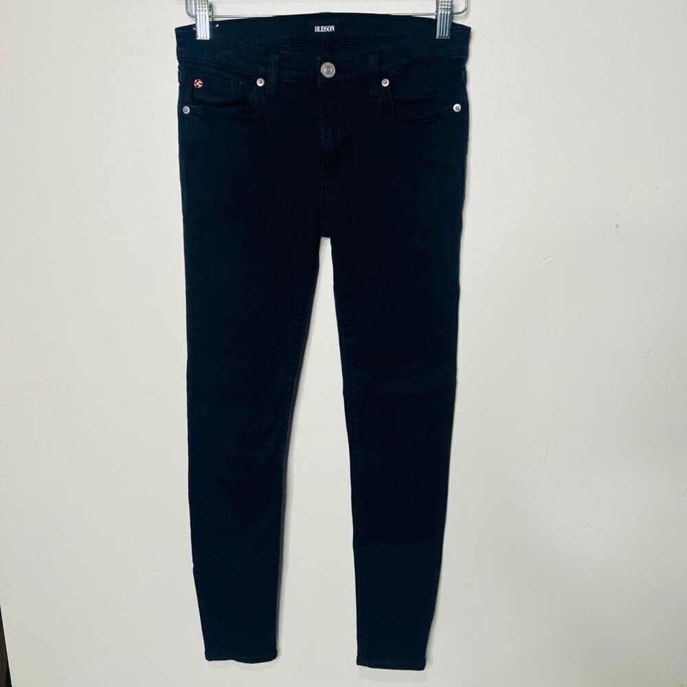 Hudson Krista Ankle Super Skinny Jeans Black Sz 27